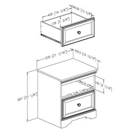 Night Stand w/ Drawer